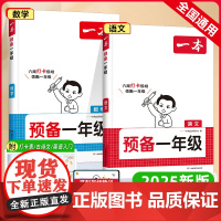 2025新版一本预备一年级语文数学幼小衔接教材训练 幼儿园升小学大班升一年级上册语文数学基础知识入学准备幼升小衔接练习册