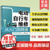 正版 电动自行车维修从入门到精通 电动车维修入门 零基础电动自行车维修视频讲解全彩图文教程 维修基础知识实战讲解参考