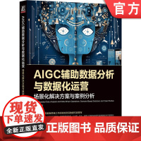 正版 AIGC辅助数据分析与数据化运营:场景化解决方案与案例分析 宋天龙 15年经验资深数据专家撰写 9787111