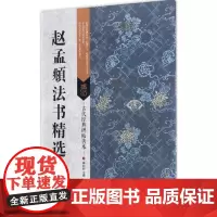 赵孟頫法书精选 傅如明 编著 著 毛笔书法 艺术 江苏凤凰美术出版社