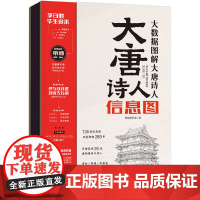 大唐诗人信息图大数据图解大唐诗人唐朝李白杜甫骆宾王李商隐孟浩然王维王勃等人生境遇传记科普百科图书天地出版社