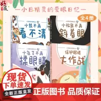 全4册保护眼睛大作战+小不再揉眼睛+小松鼠不再斜着眼+小熊不再看不清 小目精灵的爱眼日记 主编李芸 胡婕 刘伟 儿童