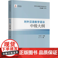 对外汉语教学语法中级大纲|对外汉语教学语法丛书:齐沪扬 著 大中专文科语言文字 大中专 北京语言大学出版社