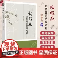 杨维杰区位易象特效对针 杨维杰著 区位针法与易象对针 易象对针的渊源 十+四经穴的对穴配穴规律中国医药科技出版社9787