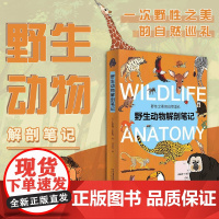 野生动物解剖笔记 全景图说野生动物百科中小学生科普读物 500幅精细的科学手绘插图