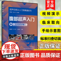 超声诊断从入门到精通系列 腹部超声入门 配视频讲解 超声入门影像读片指南 超声断面图体位图手绘示意图 医学影像参考书