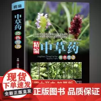 [精装铜版纸]彩图精编中草药原色图谱彩图大全书中医学基础材料包基础理论教材本草纲目中草药彩图大全书籍经典实用云南图鉴图谱