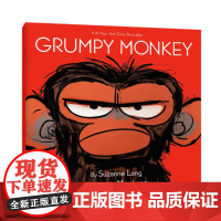 Grumpy Monkey 暴躁猴系列 儿童英文原版精装绘本 3-6岁幼儿情绪管理图画书睡前故事书 儿童英语启蒙绘本正版