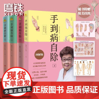 赠挂图手到病自除4册儿童常见病特效疗法 杨奕手到病自除全四册1234全套图解按摩教程书籍养生全集中医养生按摩推拿足底按摩