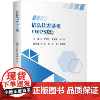 信息技术基础(WPS版) 卢彩虹,朱丽华,杨红 编 大学教材大中专 正版图书籍 清华大学出版社