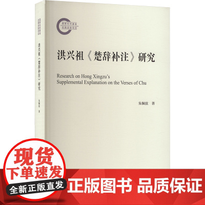 洪兴祖《楚辞补注》研究 朱佩弦著 著 古典文学理论 文学 武汉大学出版社