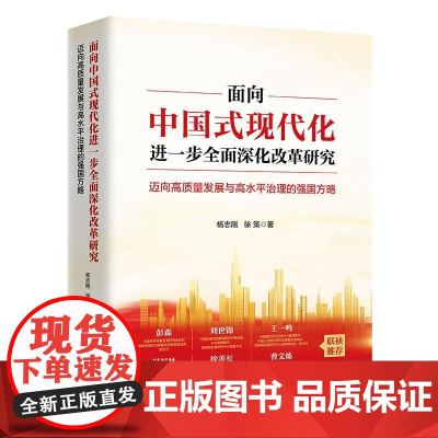 面向中国式现代化 进一步全面深化改革研究-迈向高质量发展与高水平治理的强国方略