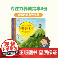 歪歪兔专注力养成绘本全六册 儿童专注力训练书正版 3 -6岁学前教材培养益智思维游戏注意力培训绘本故事图画书籍