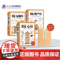 正版 图说楞严经+心经+金刚经全套书籍3册赠心经临摹手抄本原文图解版文白对照佛教经书读诵佛学基础入门大佛顶首静心读物国学