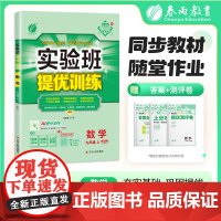 实验班提优训练 九年级上册 初中数学 沪科版 2025年秋季新版教材同步辅导资料复习书课时作业本练习册