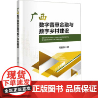 广西数字普惠金融与数字乡村建设 何登录 著 金融经管、励志 正版图书籍 中国金融出版社