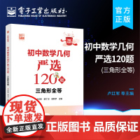 店 初中数学几何严选120题 三角形全等 好题全家桶系列 以题目类型为依据划分 帮助学生逐渐规范答题步骤 理清逻辑思维