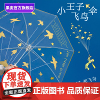 小王子飞鸟伞原创设计透明雨伞 高颜值礼物 治愈卡通长柄伞加厚加固 果麦文创