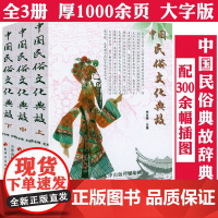 全3册 中国民俗文化典故 民俗文化风俗习惯粹全岁时节日婚姻生育寿辰丧葬祭礼饮食服饰起居宗教信仰吉祥物民间典故书籍
