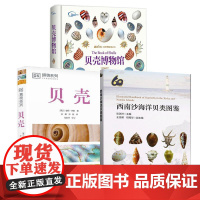 书全3册]贝壳博物馆+西南沙海洋贝类图鉴+DK博物系列:贝壳 栖息环境大小习性食性发育过程及采集收藏和鉴定方法