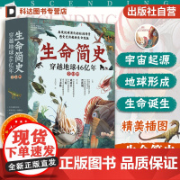 正版 生命简史 穿越地球46亿年 全12册 6-12-15岁儿童中小学生青少年科普读物 宇宙起源地球形成生命诞生史前世