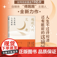 正版 越过人间荒唐 傅踢踢 大文豪的人生逆旅苏轼 白居易 杜甫 陆游 曹雪芹 袁枚 张爱玲 鲁迅 文学散文 人生
