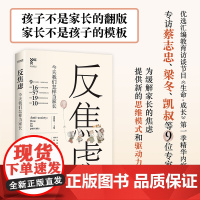 正版 反焦虑:今天我们如何当家长 家庭教育 专访杨东平梁冬凯叔等9位专家 为缓解家长的焦虑提供新的思维模式和驱动力