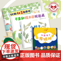 中华美食图画书系列4册不要和糯米团捉迷藏+99颗红豆去旅行+小粽子,小粽子+从前有个月饼村
