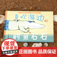 喜欢海边的鳄鱼石石(奇想国童书)法式幽默的“鳄鱼石石”,丰富画面细节,温润心理力量,让你收获观察认知力,更收获勇气与友