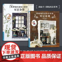 纸藤编织迷你小世界:家居杂货+娃屋景观 纸藤微缩景观详细图解教程,日本高阶纸藤工艺技法完整揭秘