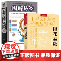 [2册]梅花易数+图解易经 中华文化智慧经典丛刊卷八卦五行天干地支起卦取爻起卦方法观梅占书籍