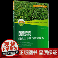 蔬菜病虫害诊断与防治技术 十字花科瓜类茄果类豆类四大部分40余种常见蔬菜病虫害的诊断与防治技术 高质量原色生态图谱