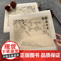 清金农梅花图册页 单片装帧高清印刷可临摹可装饰 历代名家册页鉴赏临摹收藏画册画谱传统中国画花卉画绘画作品集经典册页名品复