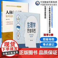 人体解剖学易考易错题精析与避错全国高等中医药院校教材配辅导期末考点速记生理学思维导图导图生理学核心知识点框架医药院校本科