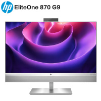 惠普(HP)Elite One 870 G9 27寸商务办公高端旗舰一体机电脑(i9-14900 32G内存 2T固态 RTX3050Ti 4G独显 QHD高像素 军标认证)银色