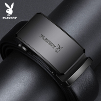 花花公子男士皮带真皮2025新款高档品牌头层牛皮自动男式腰带正品