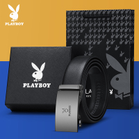 花花公子皮带男士2025新款真皮自动扣牛皮裤带软牛皮男款休闲腰带