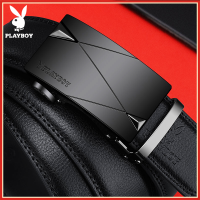 花花公子皮带男士2025新款自动纯牛皮腰带年轻人商务真皮裤带正品