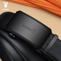 花花公子皮带男士真皮自动扣商务休闲裤带2025新款头层牛皮男腰带