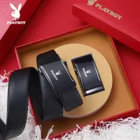 花花公子皮带男真皮自动扣2025新款腰带高档礼盒商务休闲牛皮裤带
