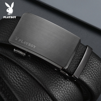 花花公子男士皮带真皮正品自动扣腰带青年新款高档商务纯牛皮裤带