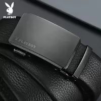 花花公子男士皮带真皮正品自动扣腰带青年新款高档商务纯牛皮裤带