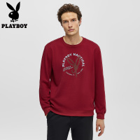 [290克华棉]花花公子植绒加厚卫衣男款宽松休闲长袖上衣打底衫