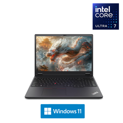 ThinkPad P16v 2024 16英寸英特尔酷睿 创意设计本 01CD 定制 英特尔酷睿 UItra7-155H 64GB 1TB RTXA1000独立显存