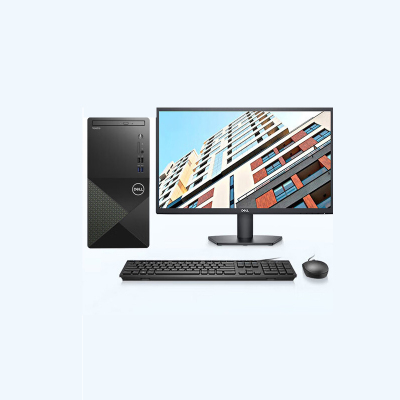 戴尔(DELL)Vostro 成就V3020T 13代酷睿内置WIFI商用家用办公学习台式电脑主机 13代 i3-13100 集成显卡 16G内存 512G固态 23.8英寸显示器