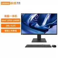联想(Lenovo)来酷 2888一体机台式机电脑27英寸(i5-12450H 16G 512G Windows11) 黑