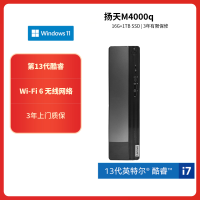 联想(Lenovo)扬天M4000q 台式机电脑主机 定制(i7-13620H 32G 1T机械+1T SSD Win11 wifi office)商用办公家用娱乐学习