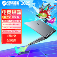 机械革命(MECHREVO)极光X 潮玩版 16英寸游戏本笔记本电脑 定制(I9-14900HX 64G 2T RTX5060 2.5K屏 300Hz 灰)