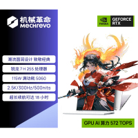 机械革命(MECHREVO)翼龙16X 2025款 16英寸旗舰游戏本 强芯学生设计笔记本电脑锐龙版Ryzen 7 H 255/RTX5060 32G 2T 2.5K 鹤羽白 定制