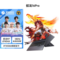 机械革命(MECHREVO)蛟龙16Pro 2025款 16英寸旗舰游戏本 强芯学生设计笔记本电脑 定制 锐龙版R7-8745HX RTX5060 32G 1T 2.5K 灰